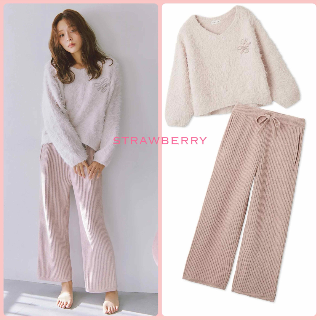 SNIDEL HOME - snidelホーム スナイデル シャギーセットアップの通販