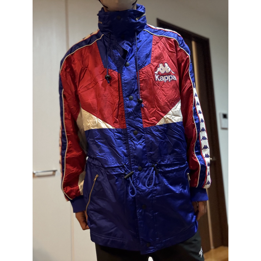 Kappa - 90S カッパKappa フルジップジャケット 赤青 ビンテージ O