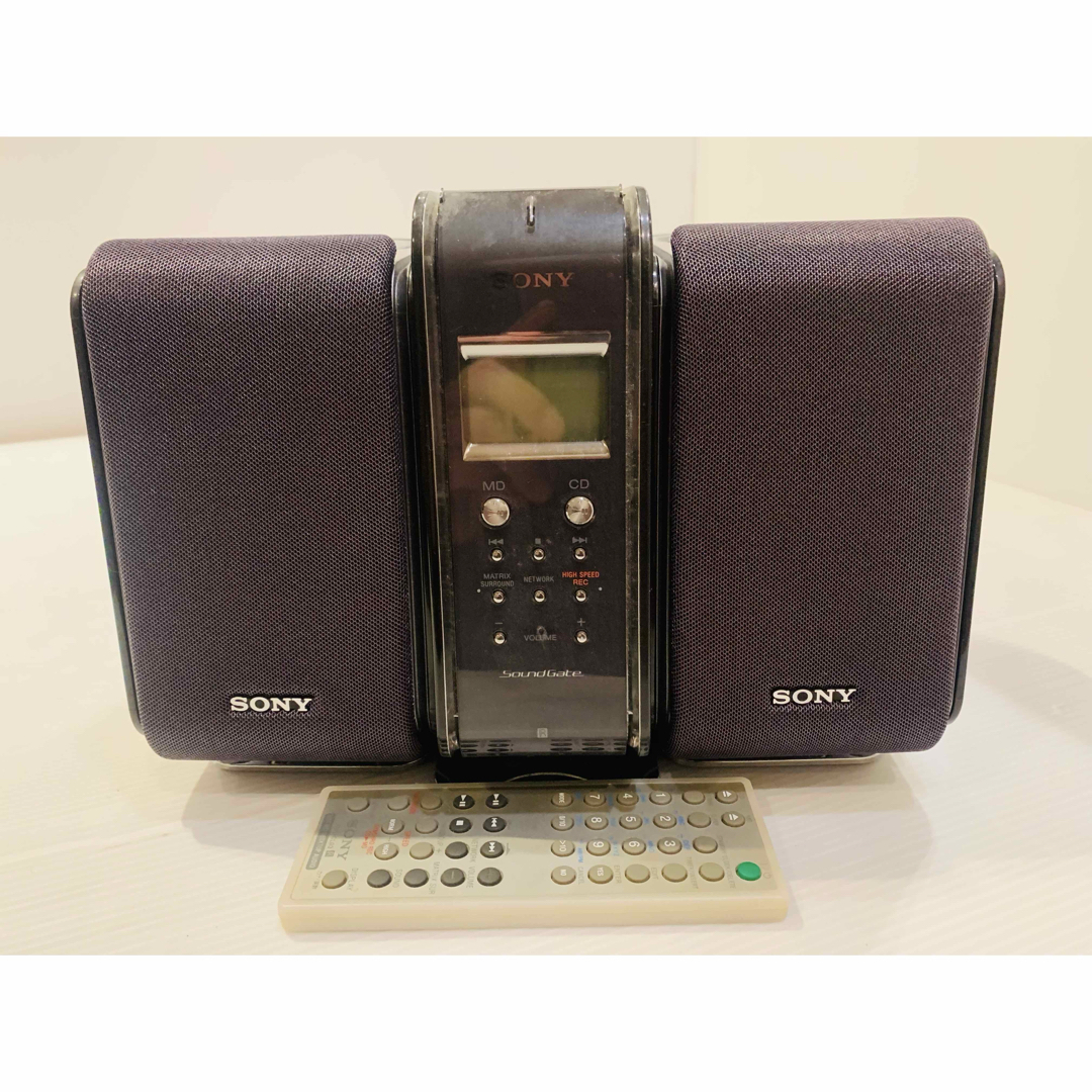 配線補修済】SONY LAM-Z05 Sound Gate CD/MD コンポ