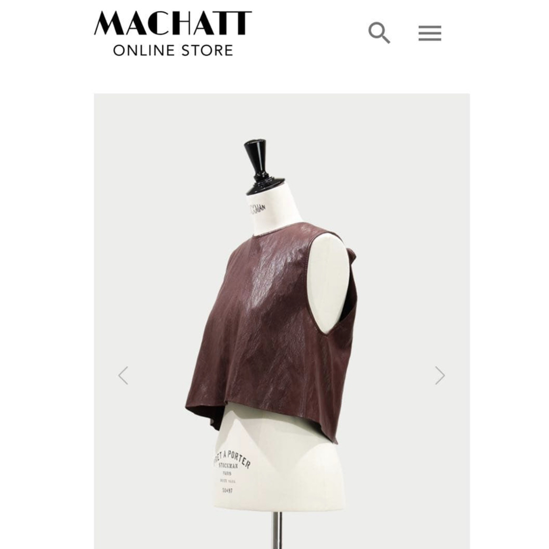 新品】machatt マチャット エコレザージレの通販 by coco｜ラクマ