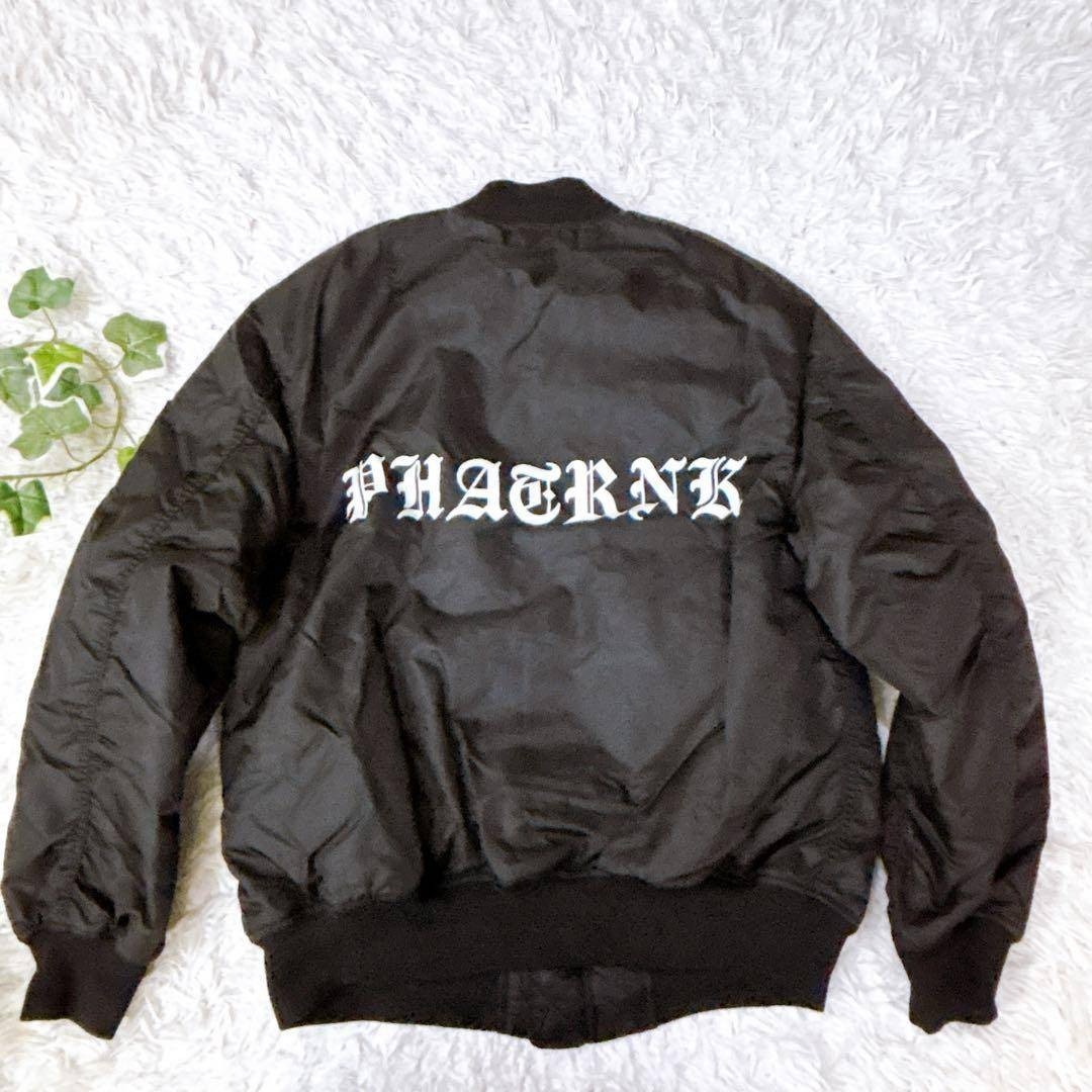 希少 PHATRNK ファットランク MA-1 ジャケット ブラック Mの通販 by