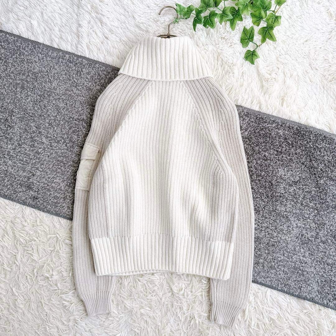 MONCLER - 美品 モンクレール タートルネック ニット カシミヤ バイ
