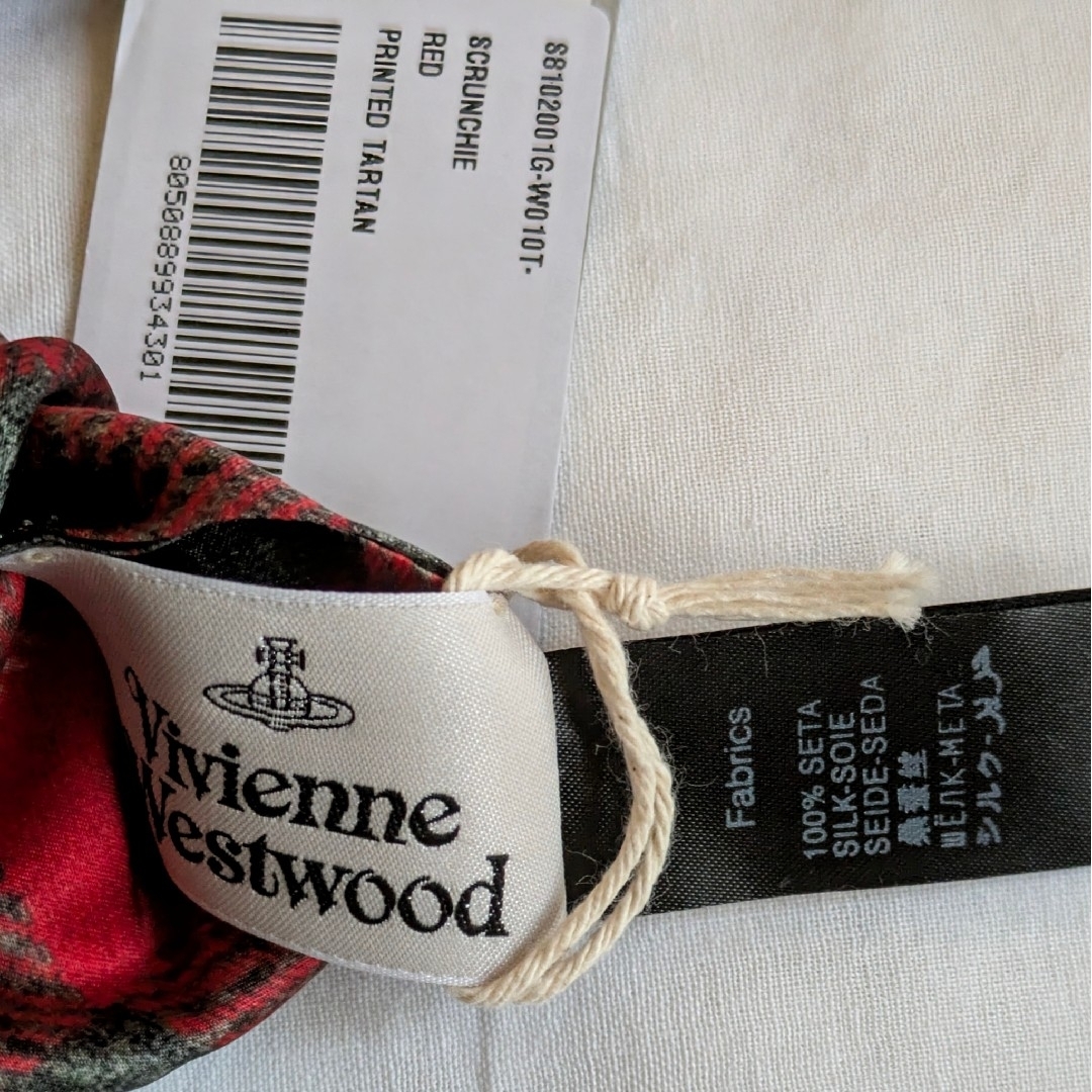 Vivienne Westwood - vivienne westwood シルク TARTAN LARGE シュシュ