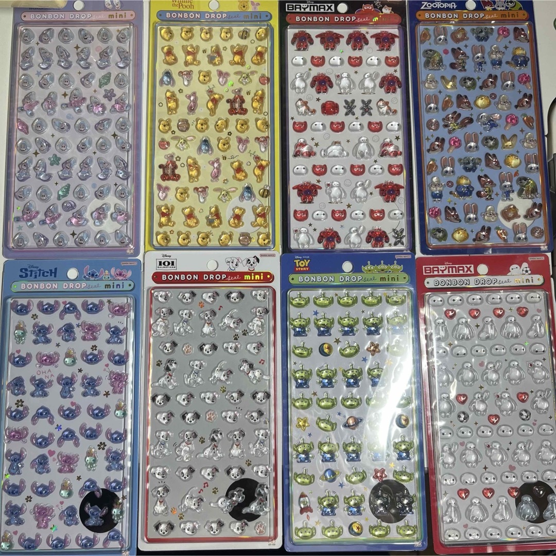 ボンボンドロップ BONBON DROP ディズニー 8枚セット 正規品の通販 by