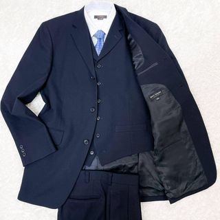 MEN'S TENORAS - MEN'S TENORAS グレーストライプ3ピーススーツLLの