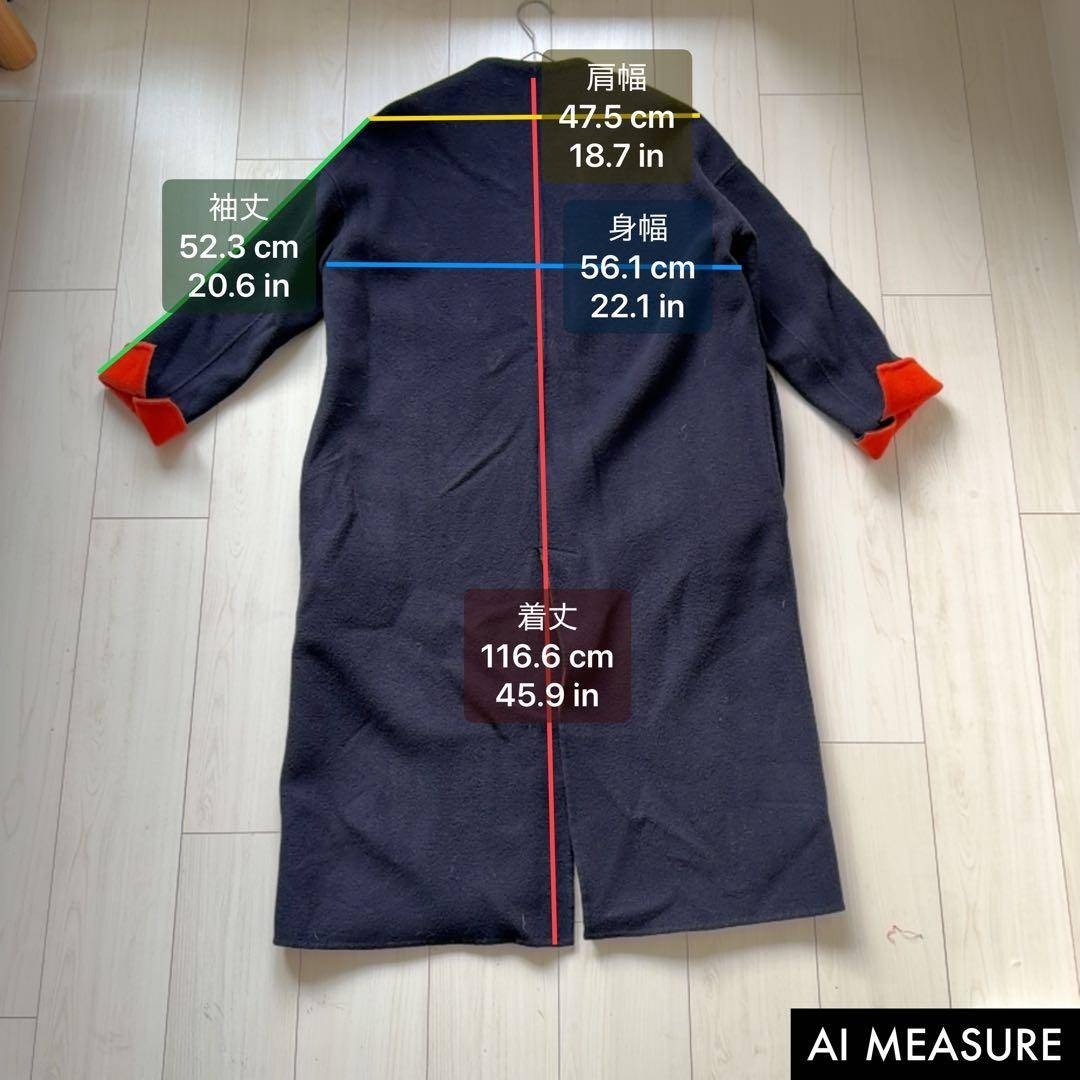 ENFOLD - 美品✨エンフォルド ノーカラーリバーコート ロングコート