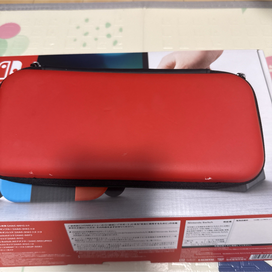 Nintendo Switch - Nintendo Switch 本体 青/赤【初期化済】の通販 by