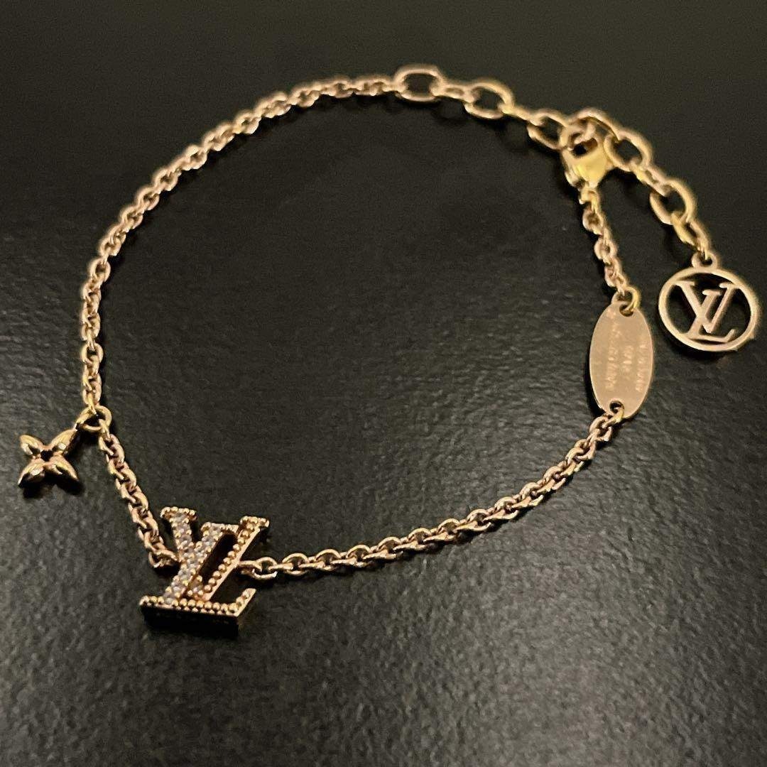 LOUIS VUITTON - ルイヴィトン LVアイコニック ブレスレット ピンク