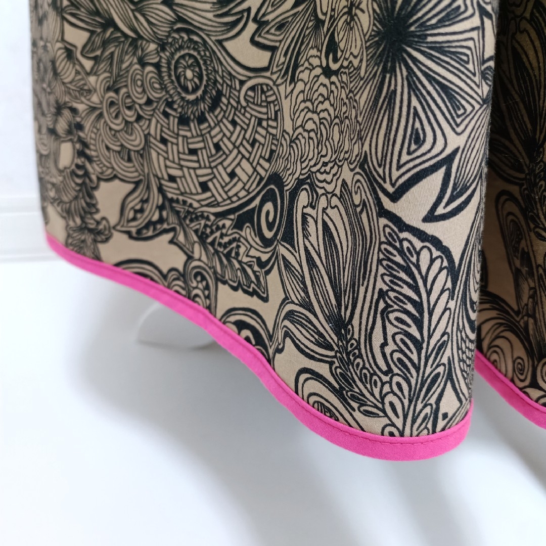 THOMAS MAGPIE zentangle print long skirt