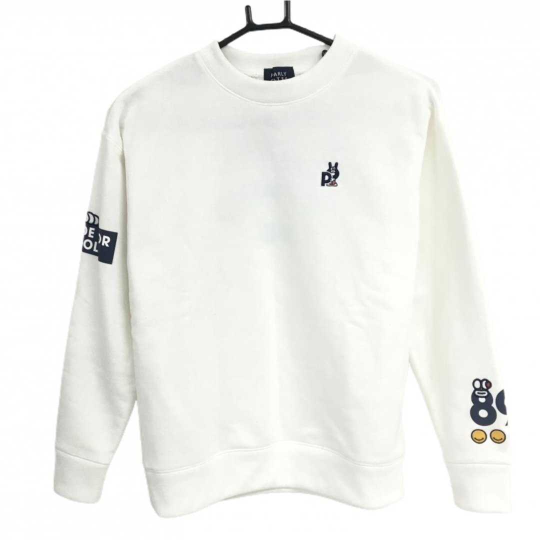 PEARLY GATES - 【美品】パーリーゲイツ トレーナー 白 バックプリント