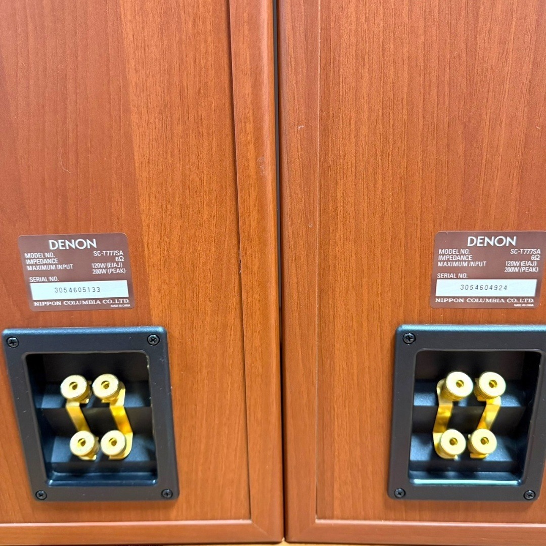 DENON - ☆美品 デノン SC-T777SA トールスピーカーペア ジャンパー