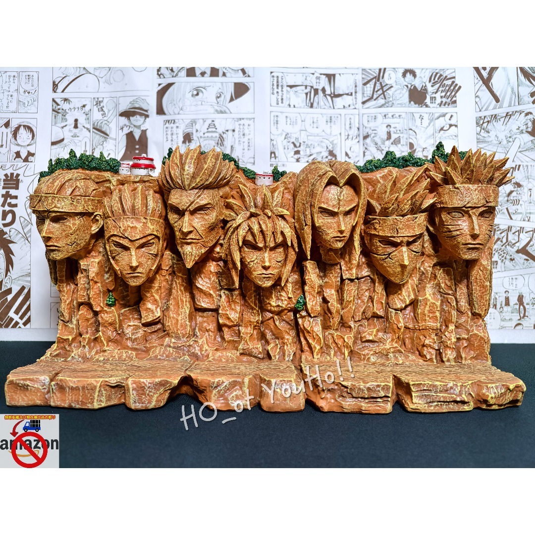 ナルト 疾風伝 フィギュア 歴代火影岩 ジオラマ台座 WCFスケール