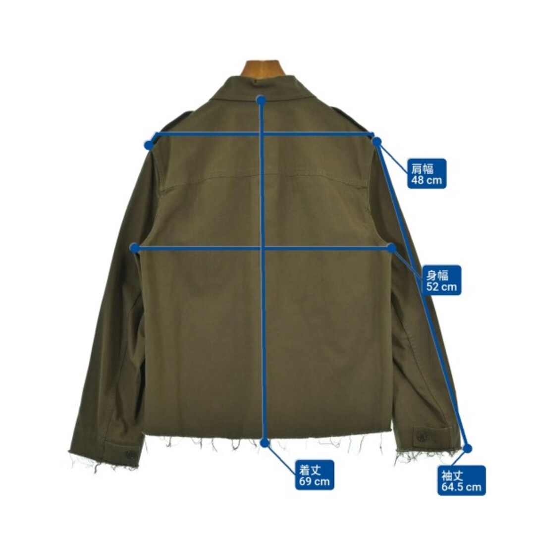 CELINE - CELINE セリーヌ ブルゾン M カーキ 【古着】【中古】【送料