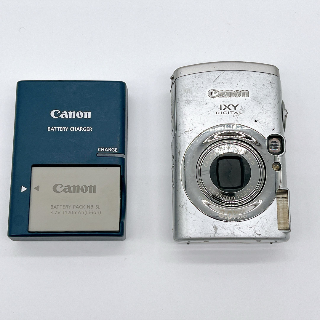 Canon - Canon IXY 810ISオールド コンデジ シルバー 充電器付きの通販