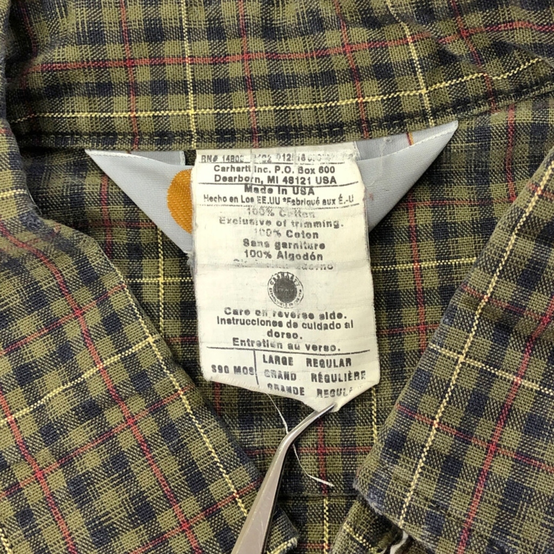 carhartt - 90年代 USA製 Carhartt カーハート ボタンダウン 長袖