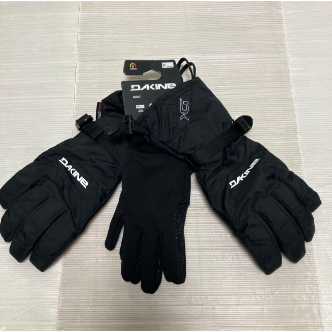 Dakine - 送料無料 新品 DAKINE SCOUT 5本指 スノーグローブ M BLKの