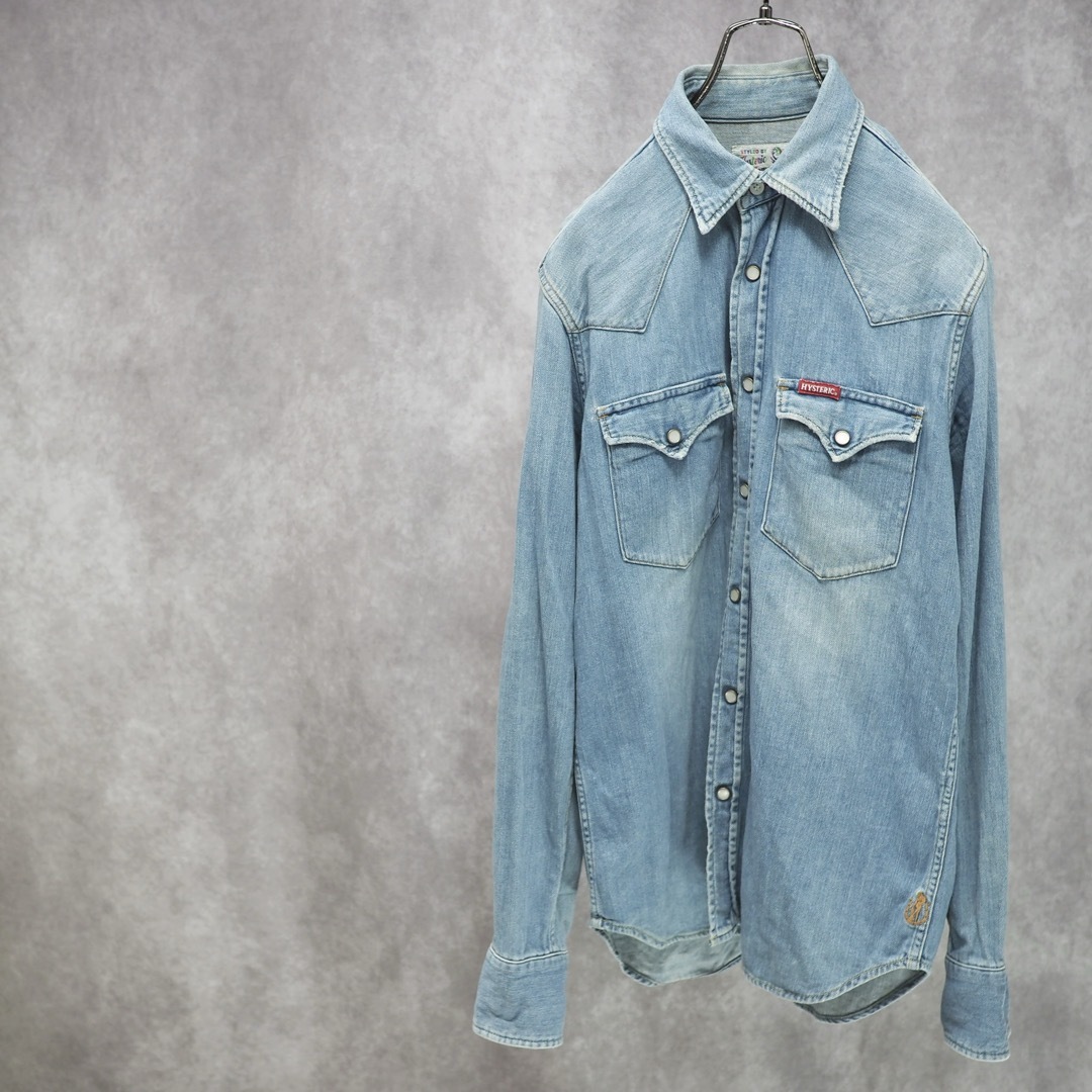 HYSTERIC GLAMOUR - HYSTERIC GLAMOUR｜定番デニムウエスタンシャツ（L