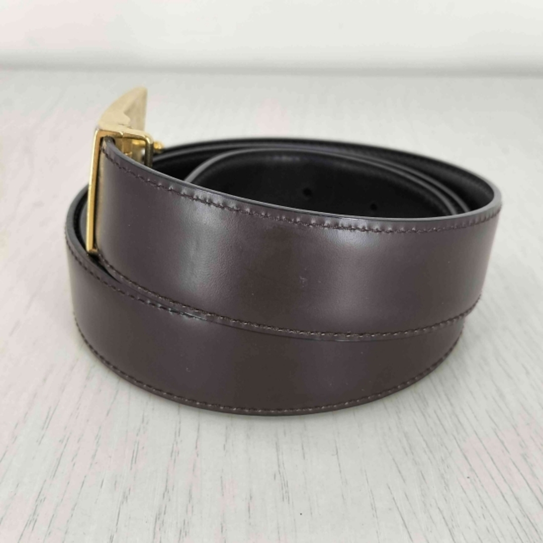 BURBERRY - BURBERRY(バーバリー) ゴールドバックル レザーベルト