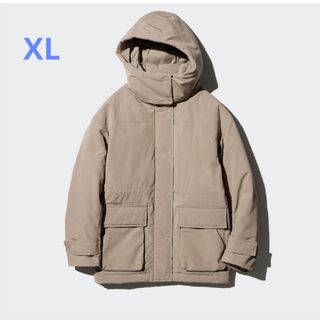 UNIQLO - ユニクロ＋J ダウン ロングコート ブラウン サイズM ロング
