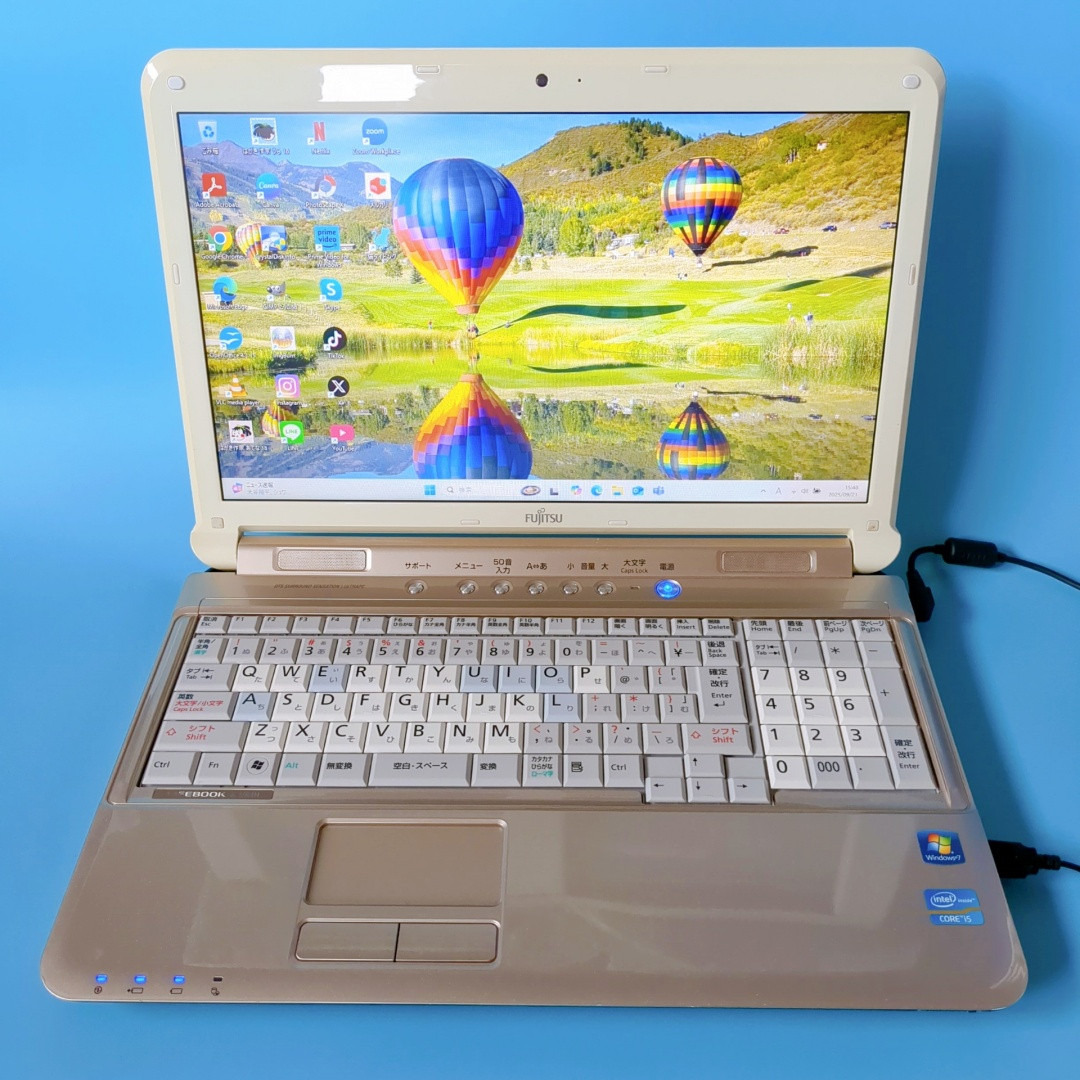Y938 TOSHIBAノートパソコンSSD第7世代 WEBカメラWin11