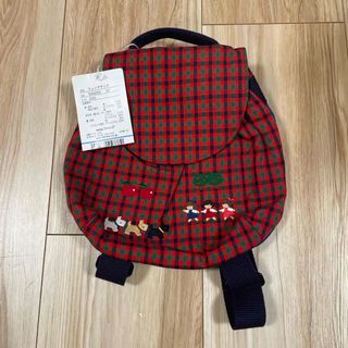 familiar - ファミリア リュック 1L位 キッズ 女児 赤系【中古】【新