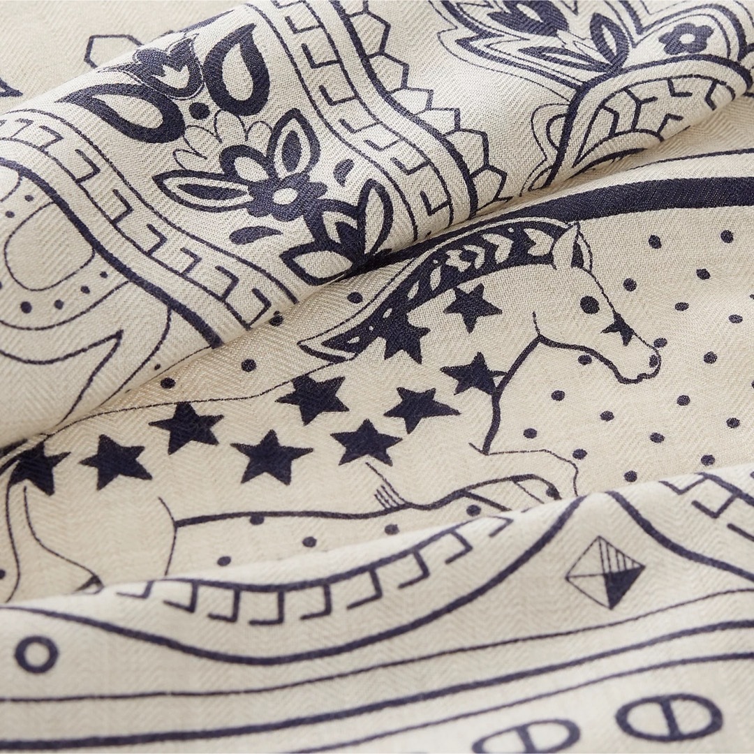 HERMES - 新品 エルメス カシシル140 シュヴァルドゥクールバンダナ