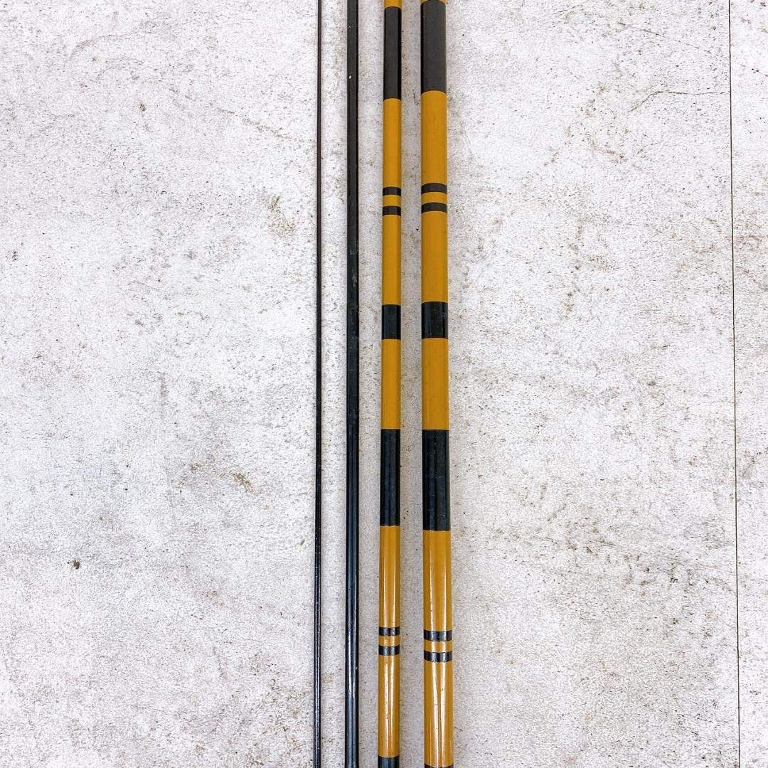 硬 江戸川 8尺】和竿 ヘラブナ竿 約2.4m 短竿 竹竿 手作り コレクション