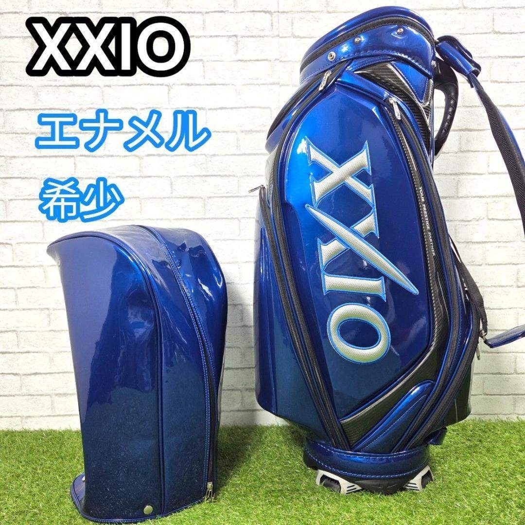 XXIO - XXIO ゼクシオ エナメルキャディバッグ 青 メタリック 良品の