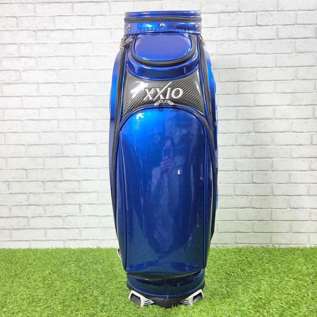 XXIO - XXIO ゼクシオ エナメルキャディバッグ 青 メタリック 良品の