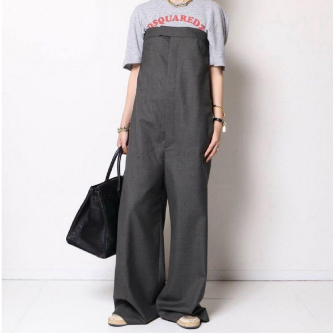 美品✨MUSE Col Pierrot ベアトップオールインワン グレー 36