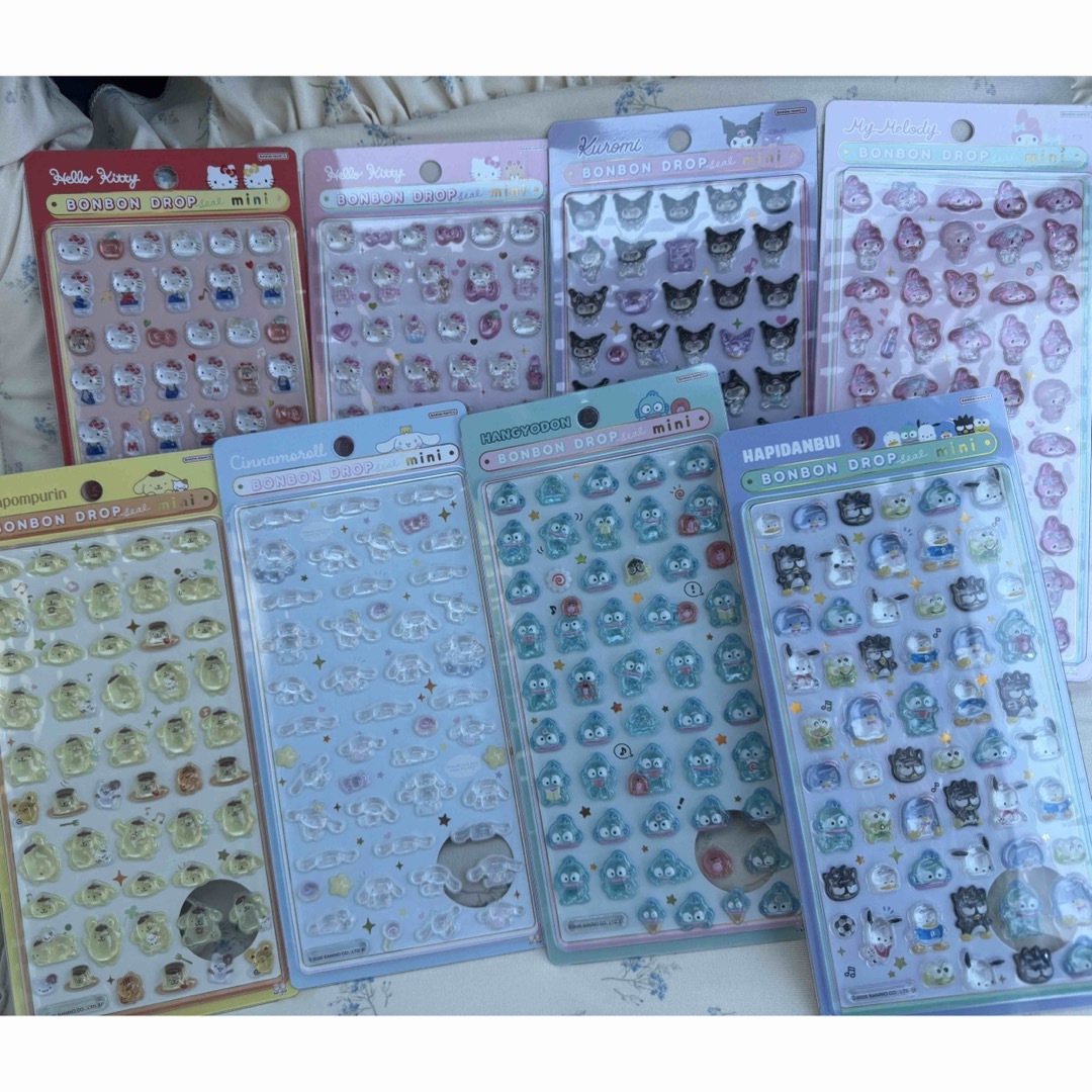 サンリオ - 【国内正規品】サンリオ ボンボンドロップシール ミニ 8枚