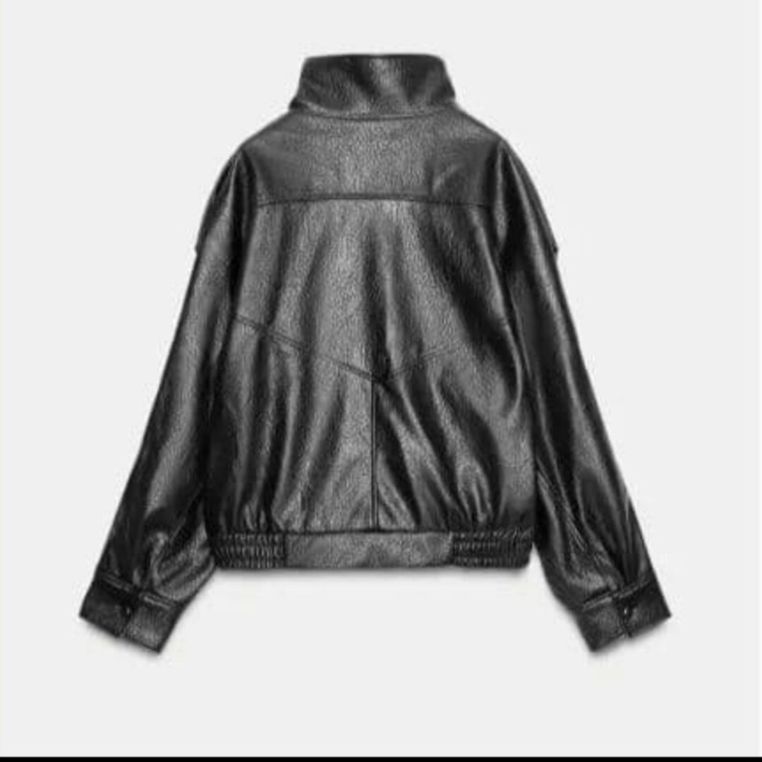 ZARA - 即発送 正規品 新品 ザラ zara XS フェイクレザージャケット
