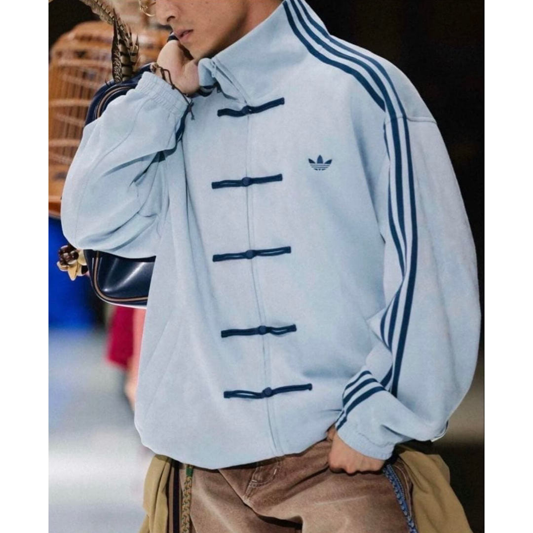 海外限定XS Adidas CTT ジャケット ライトブルー KT3846