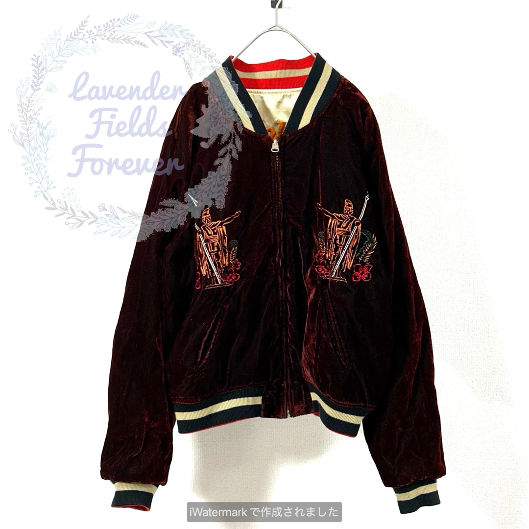 VINTAGE - アーバンヒルズスカジャンU73リバーシブルベロア別珍