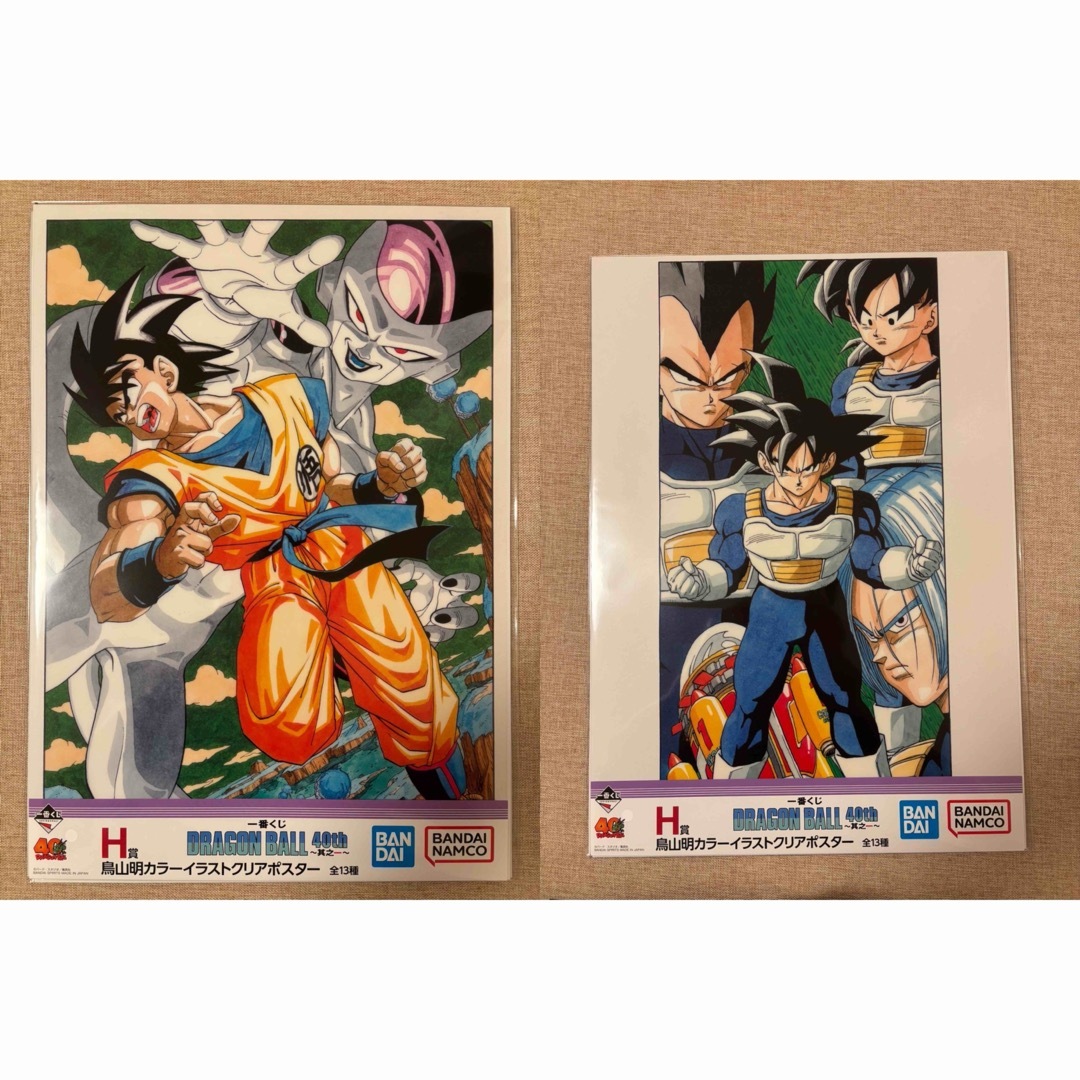 ドラゴンボール - ドラゴンボール40周年1番くじ H賞 クリアポスターの