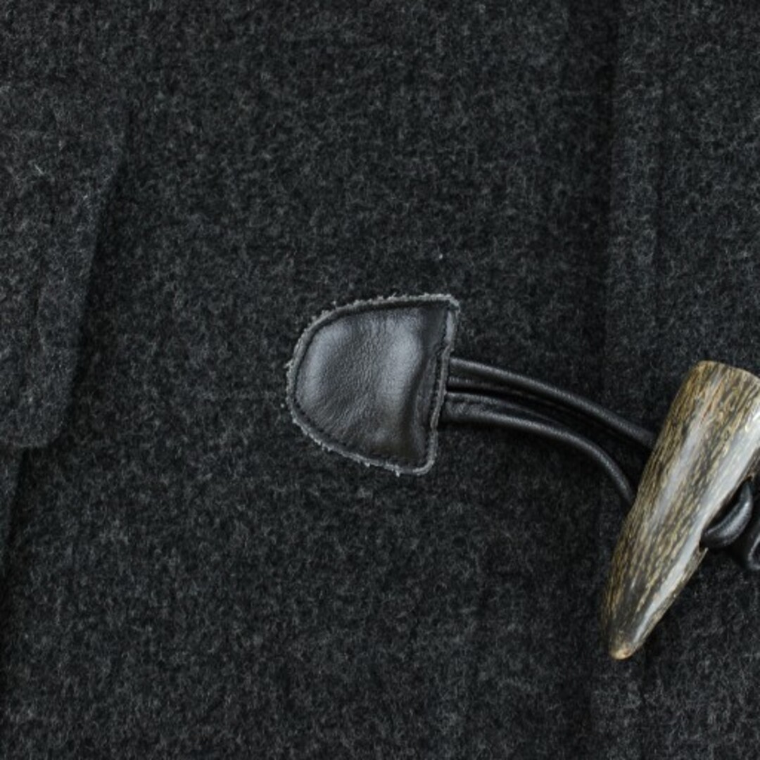 バーバリー ロンドン ダッフルコート ロング丈 ウール S グレー