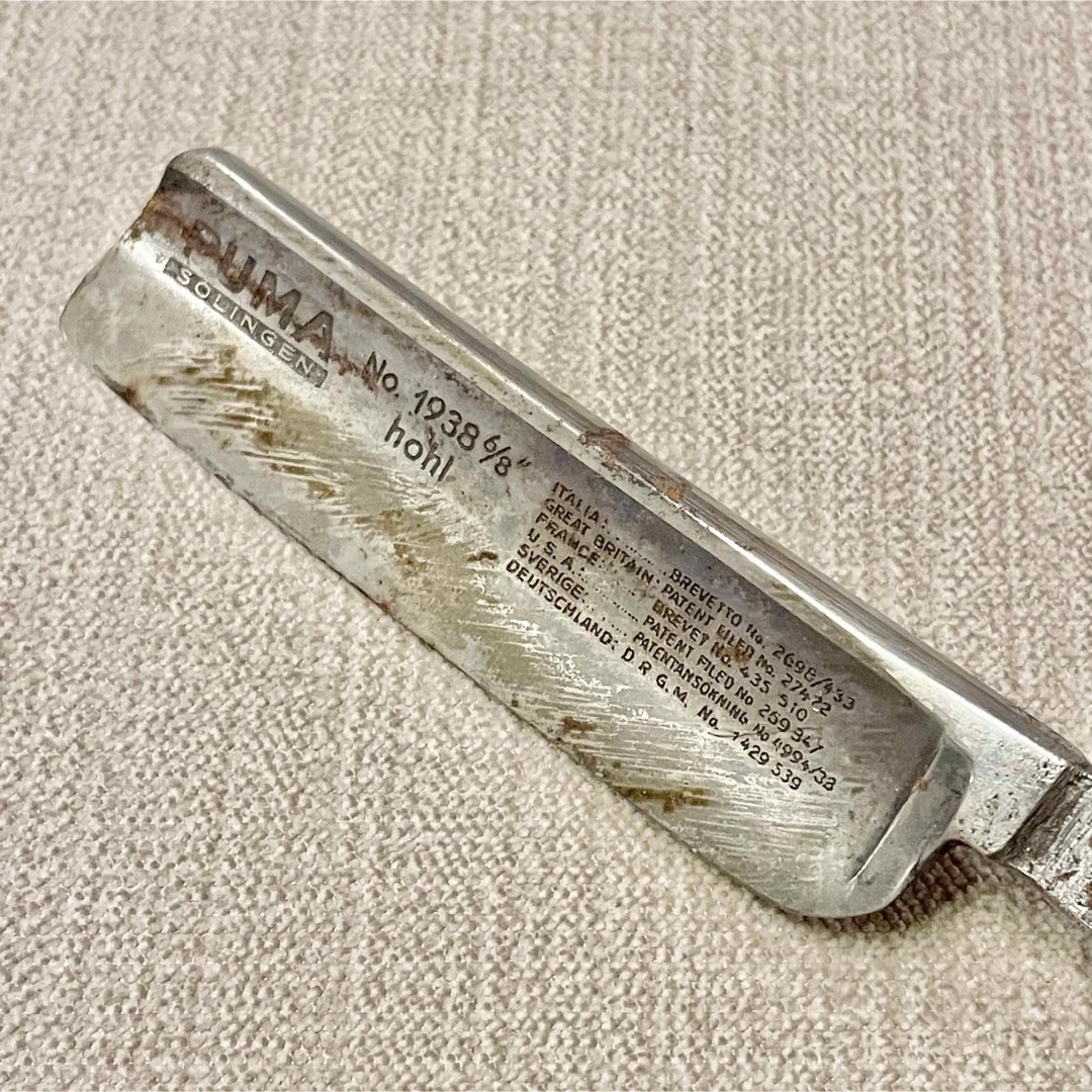 激レア】Puma No. 1938 6/8 メンズ剃刀 木製ケース付きの通販 by