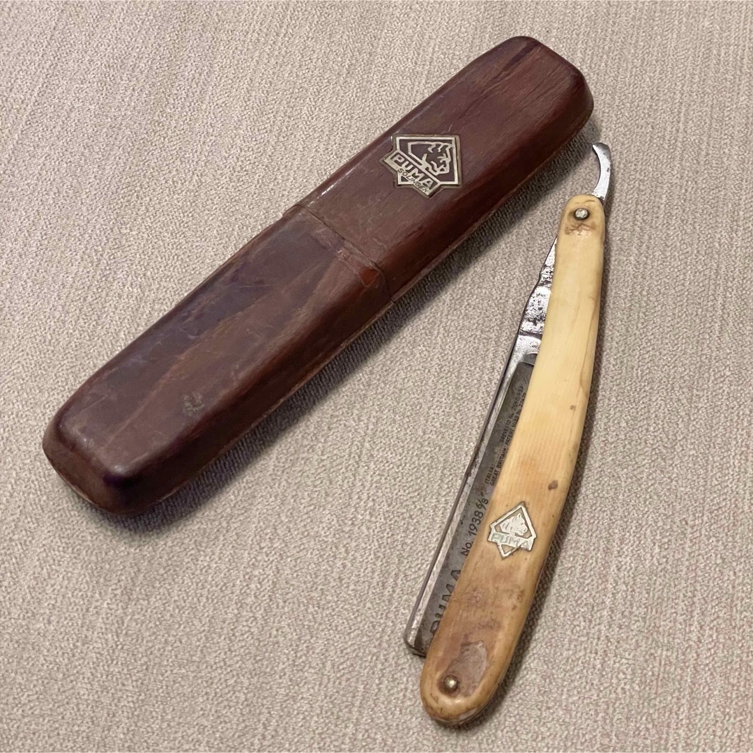 激レア】Puma No. 1938 6/8 メンズ剃刀 木製ケース付きの通販 by
