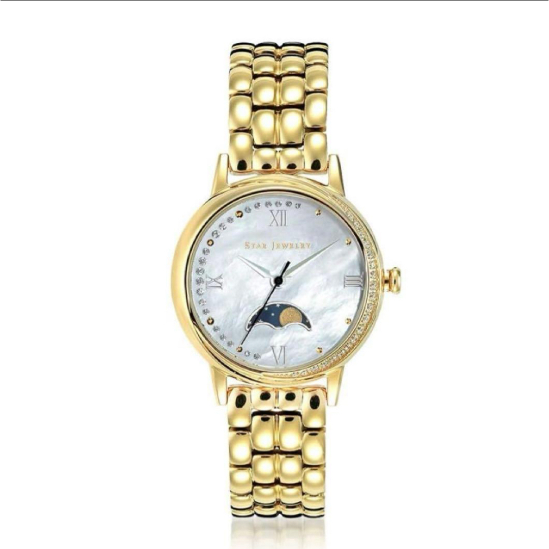 STAR JEWELRY スタージュエリー 腕時計 MOON SHOT ゴールド