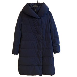 PLST - プラステ PLST ダウンコート ロング フード アウター S 紺