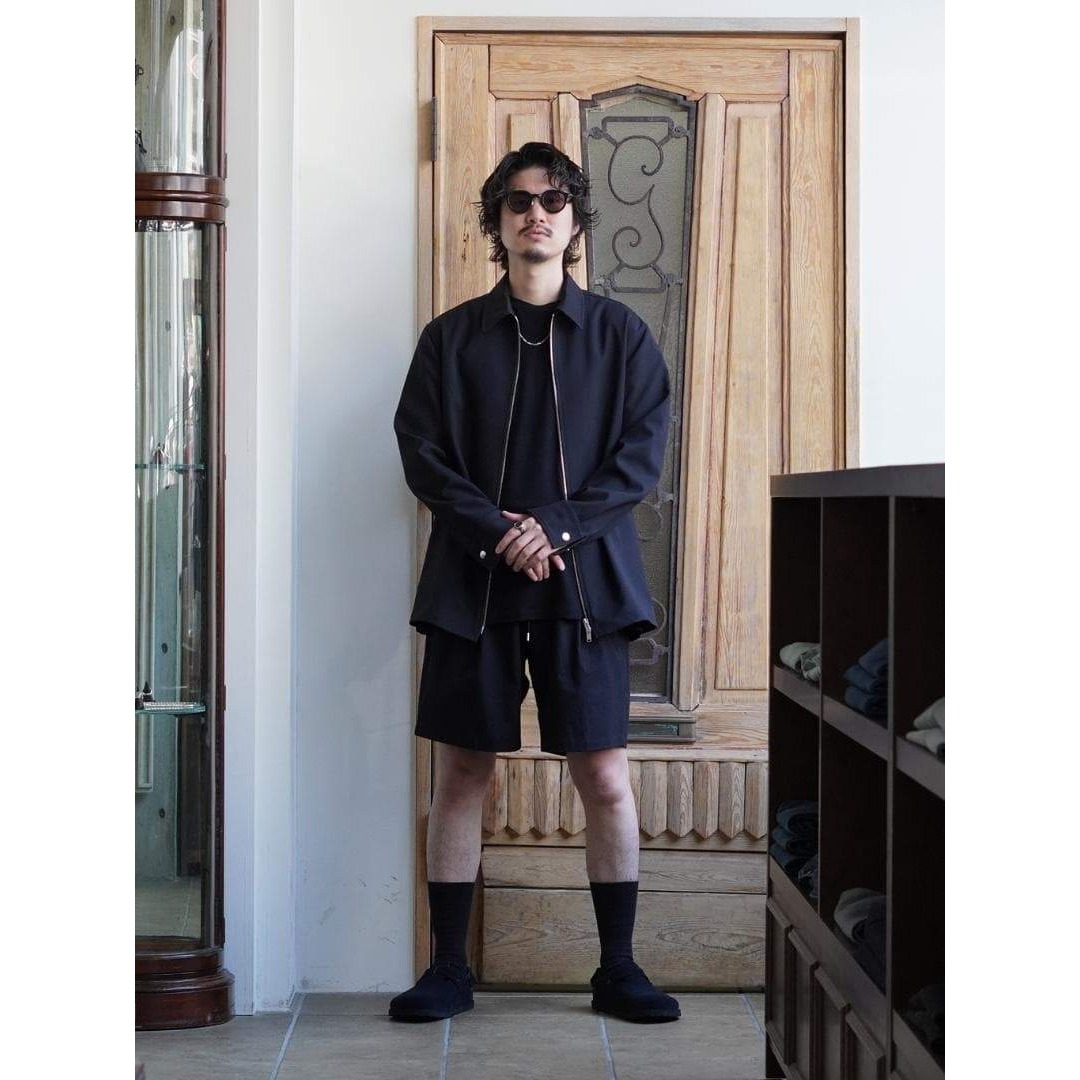 JIL SANDER - 【定価15万】JIL SANDER SHIRT50 ジップシャツ ブラック