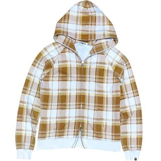 A BATHING APE - シャークパーカー イエローカモ