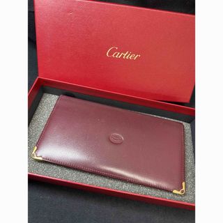 Cartier - Cartier カルティエ ハッピーバースデー長財布 ブルー 青
