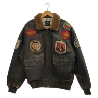 AVIREX - AVIREX / アヴィレックス | TYPE G-1 地図柄 裏地 レザー