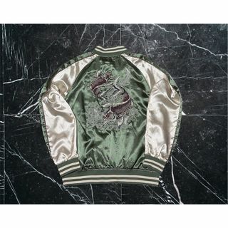 DENIME - レア！DENIMEドゥニーム リバーシブルスカジャン孔雀柄