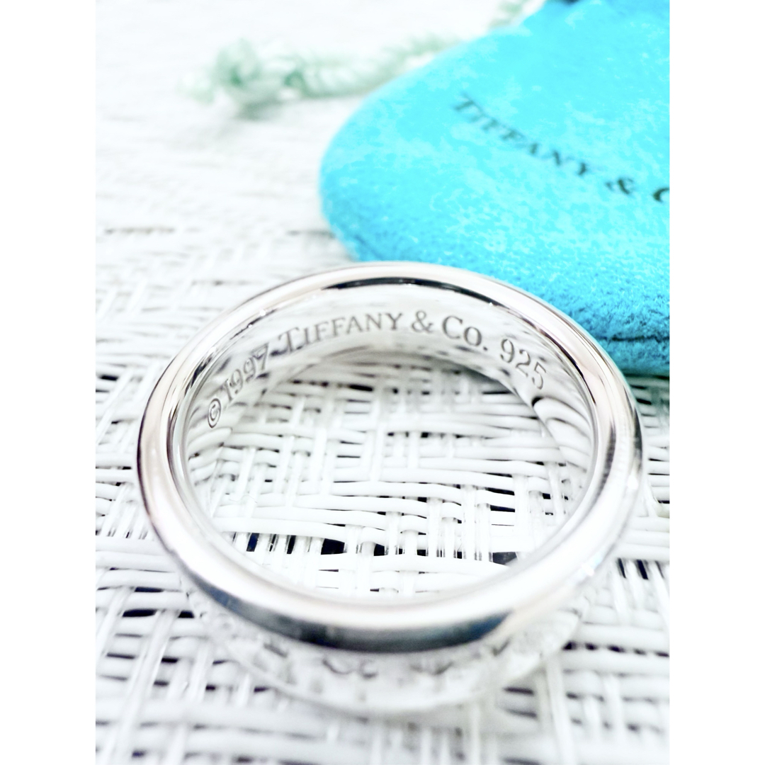 Tiffany & Co. - ティファニー ナローリング 指輪 19号 研磨済み 1837