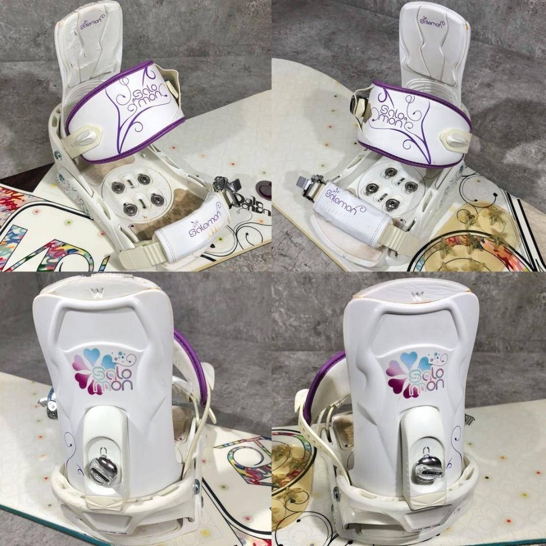 SALOMON - 即乗り SALOMON IVY 143 DC ブーツ スノーボード セットの