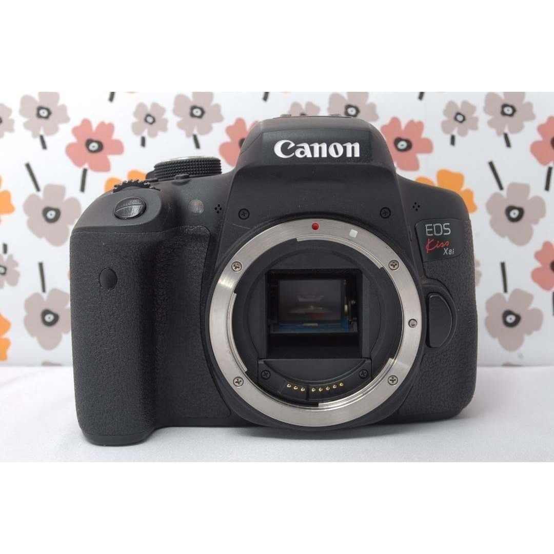 Canon - ❤Canon Kiss X8i❤一眼レフ❤Wi-Fi転送❤高性能STMレンズ❤の