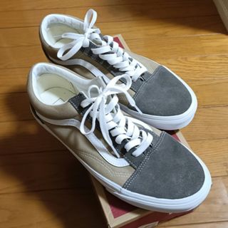 VANS - 90s VANS チェックシャツ メンズM ベージュ 旧タグ ロゴの通販