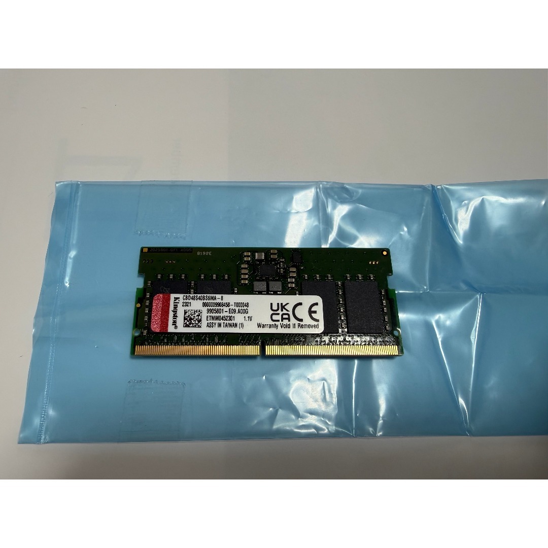 Kingston - Kingstonメモリー 16GB DDR5-4800 (ノートパソコン用)の